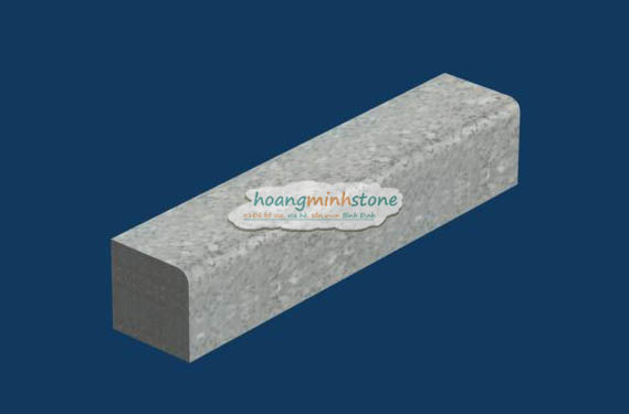 Đá Bó Vỉa Bo Góc 200×200 Trắng Suối Lau