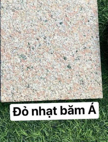 Đá Lát Vỉa Hè Đỏ Nhạt Băm Á