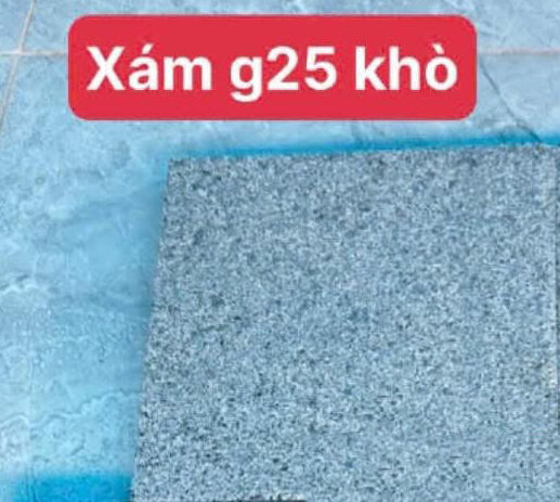 Đá Lát Vỉa Hè Xám G25 Khò
