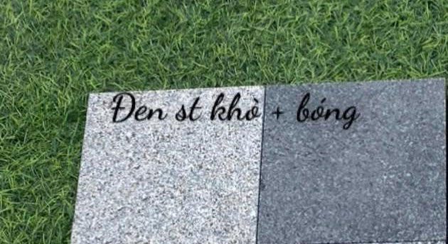 Đá Lát Vỉa Hè Đen ST (Khò & Bóng)