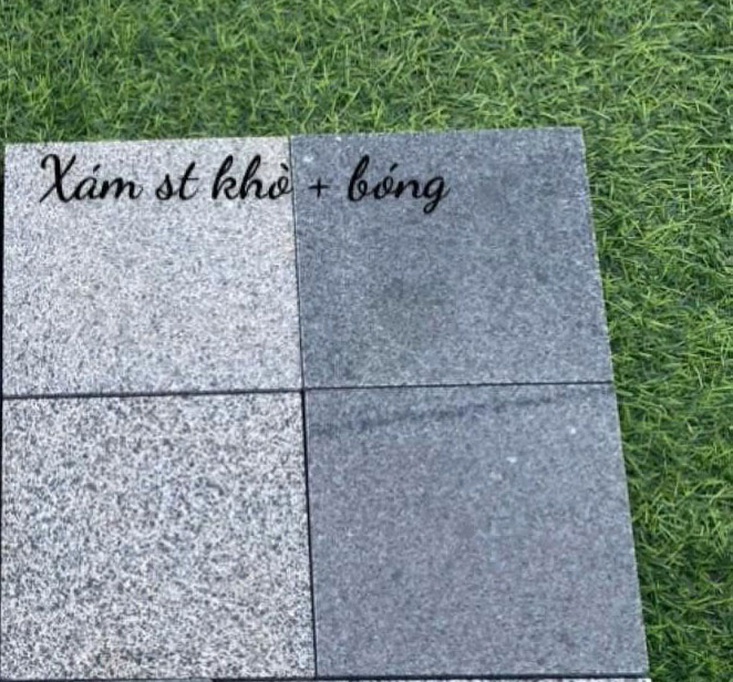 Đá Lát Vỉa Hè Xám ST Khò & Bóng