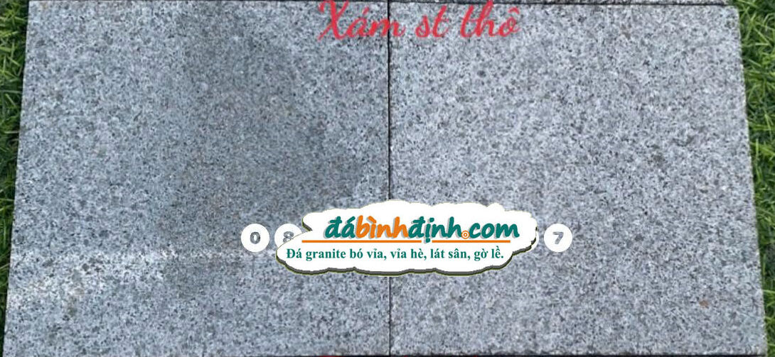 Đá lát vỉa hè Xám ST Thô