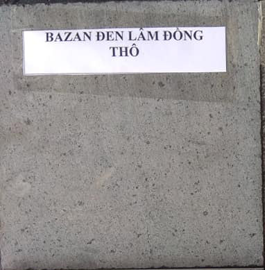 Đá Bazan Đen Lâm Đồng Thô