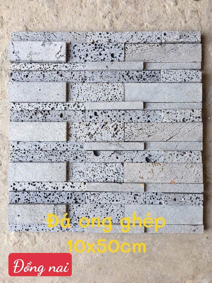 Đá Ong Xám Ghép Ốp Tường