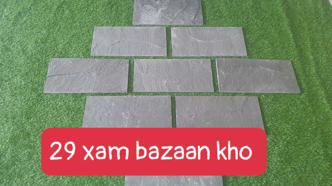 Đá Bazan Khò Xám Lát Vỉa Hè