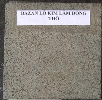 Đá Bazan Lỗ Kim Lâm Đồng Thô
