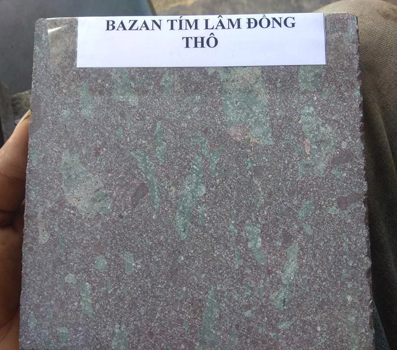 Đá Bazan Tím Lâm Đồng Thô