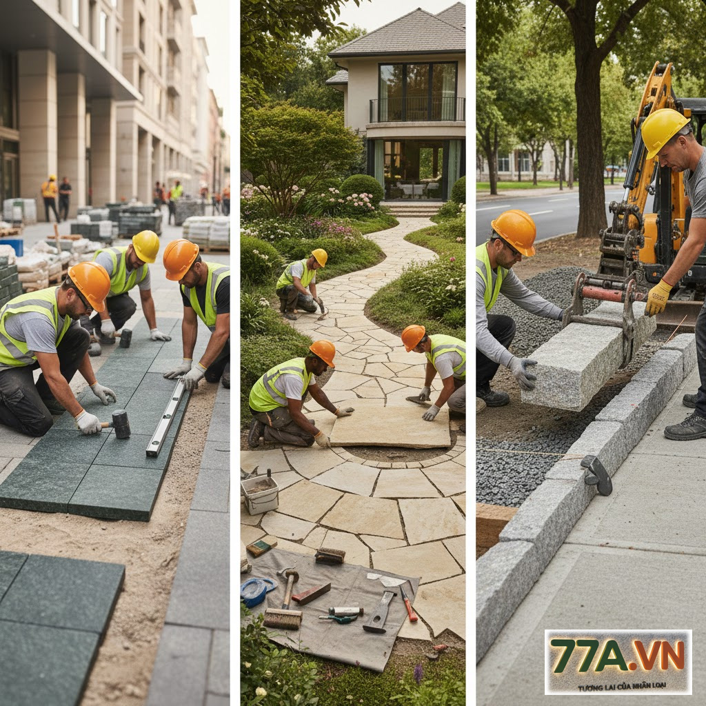 đá bó vỉa bình định